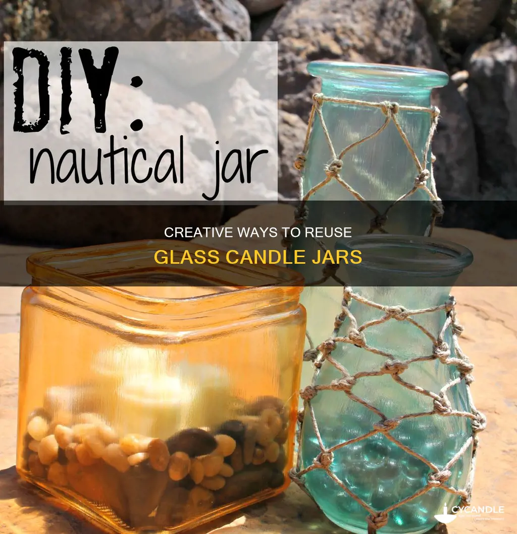 what do do with glass candle jars