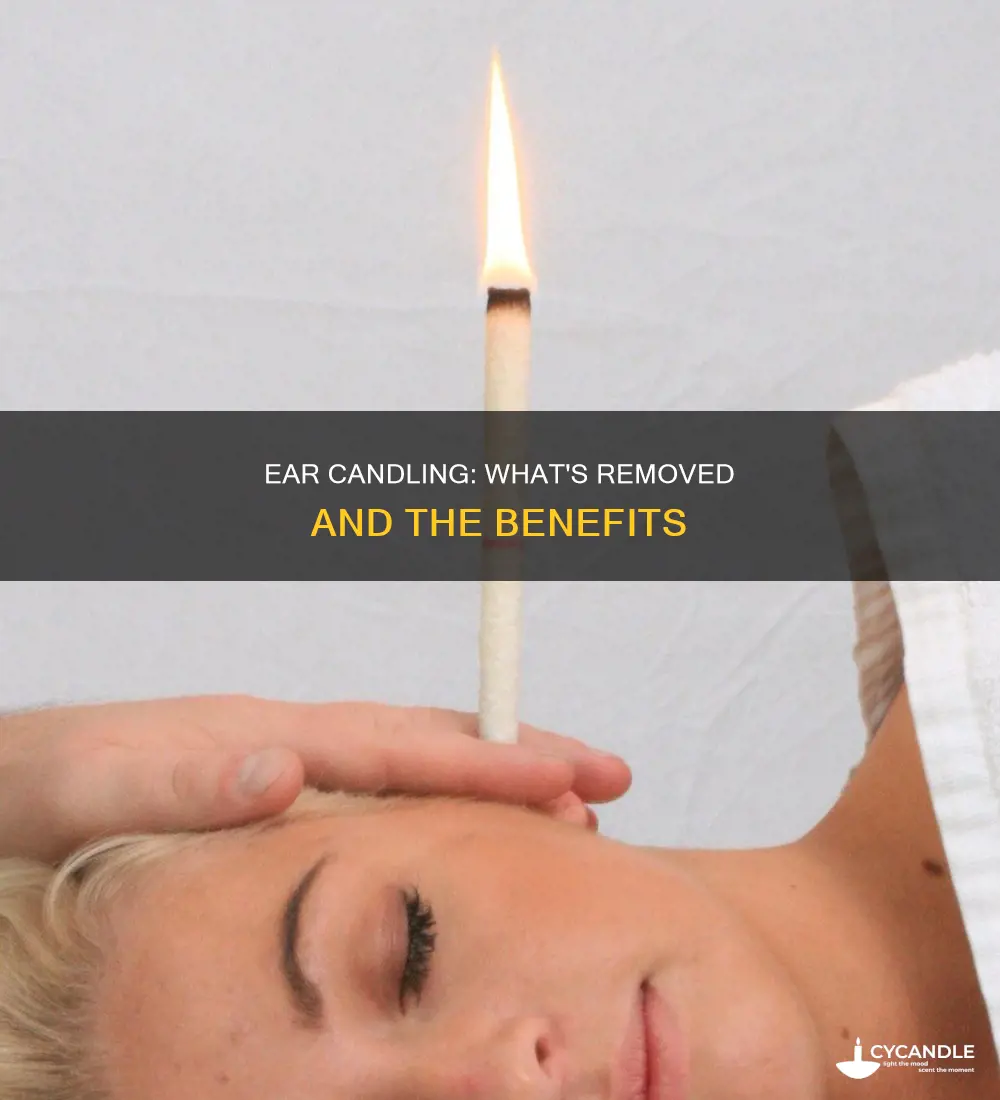 what do ear candles pull out