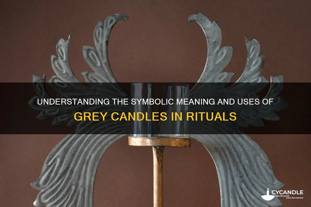 what do grey candles mean