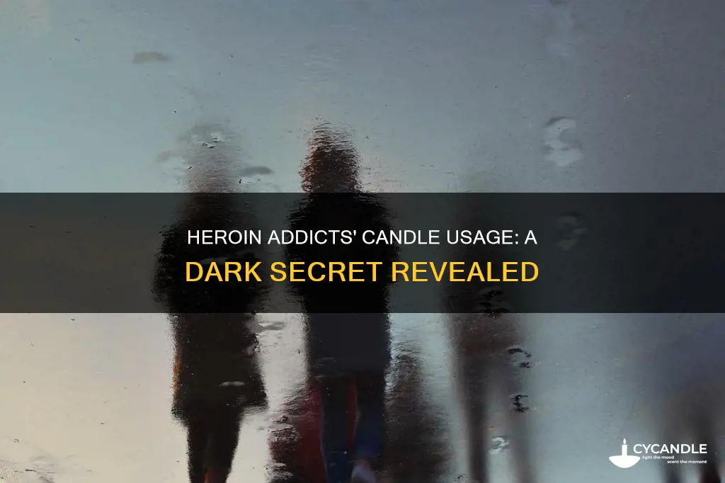 what do heroin addicts do with candles