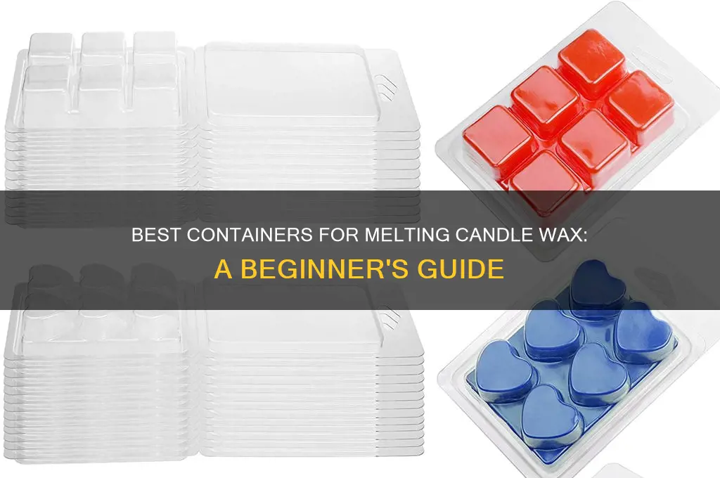 what do i melt candle wax in