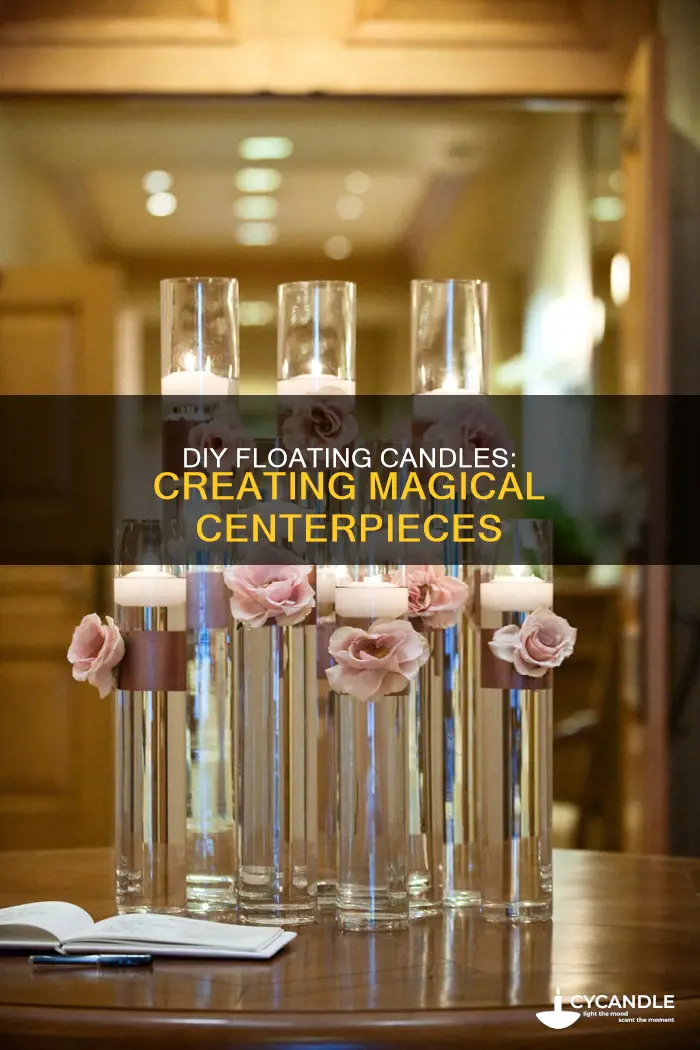 what do i need for diy floating candle center pieces
