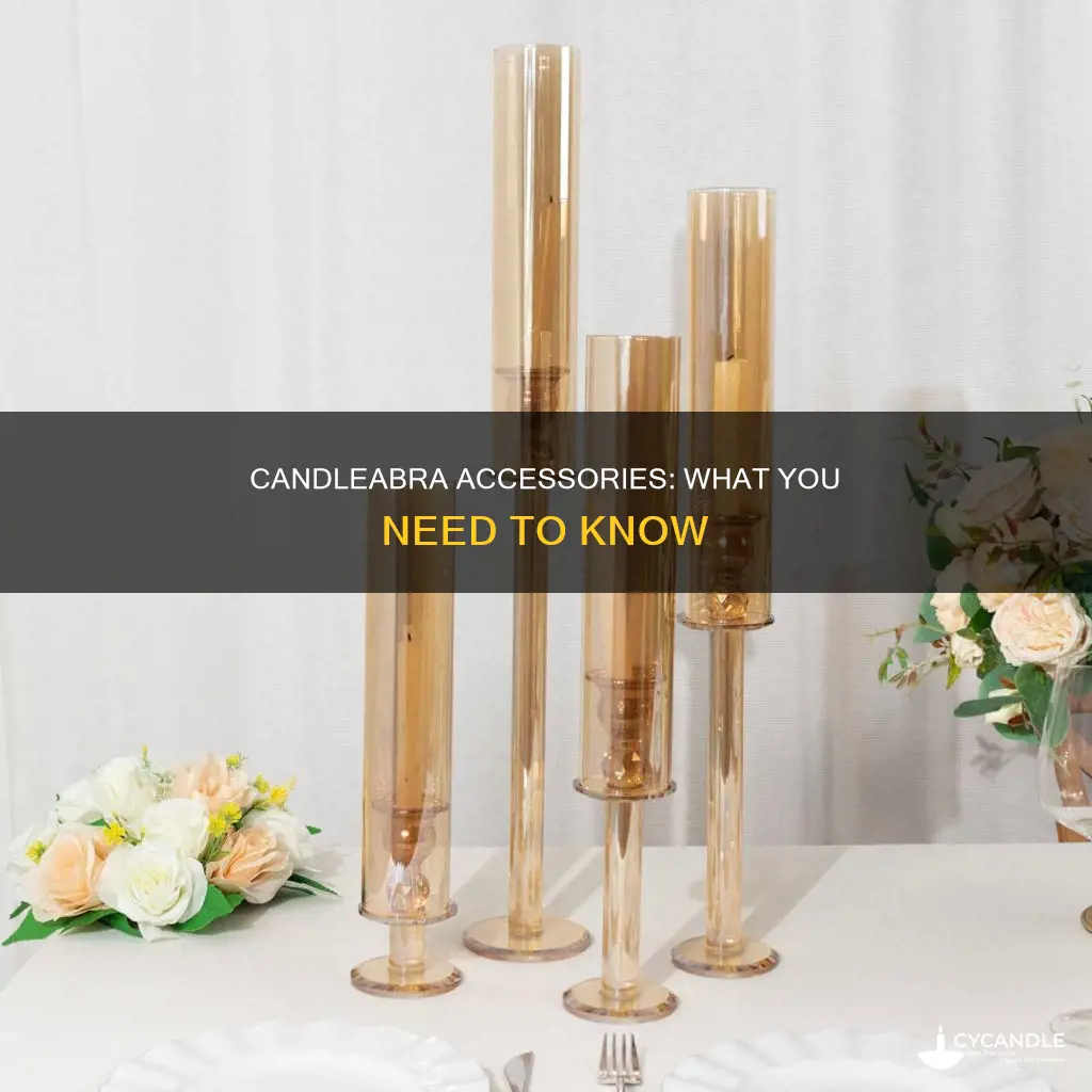 what do i need to hold candles in a candleabra