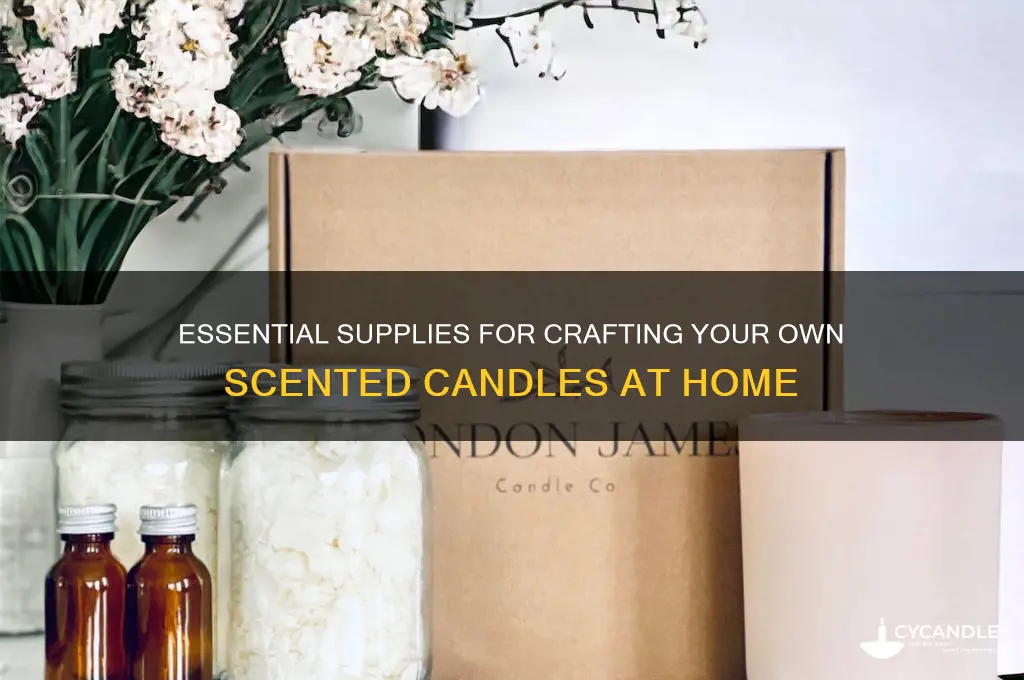 what do i need to make scented candles