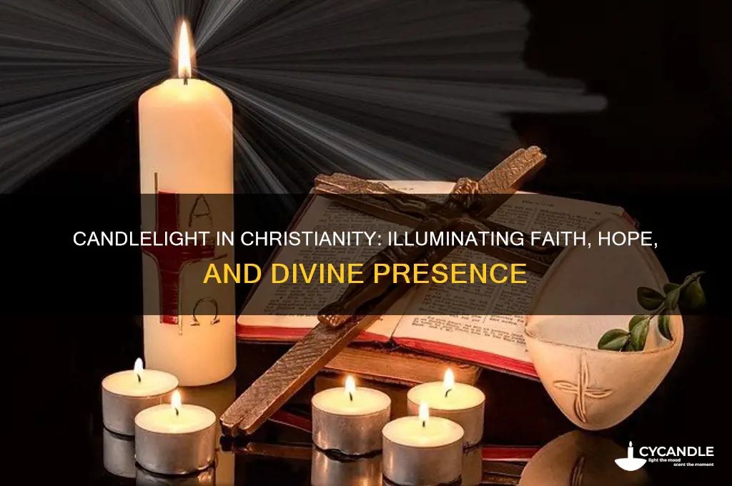 what do lighting candles symbolize in christianity
