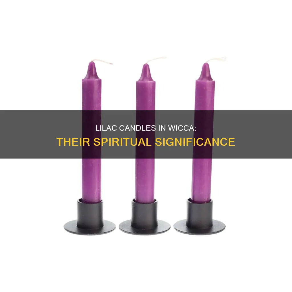 what do lilac candles represent in wicca