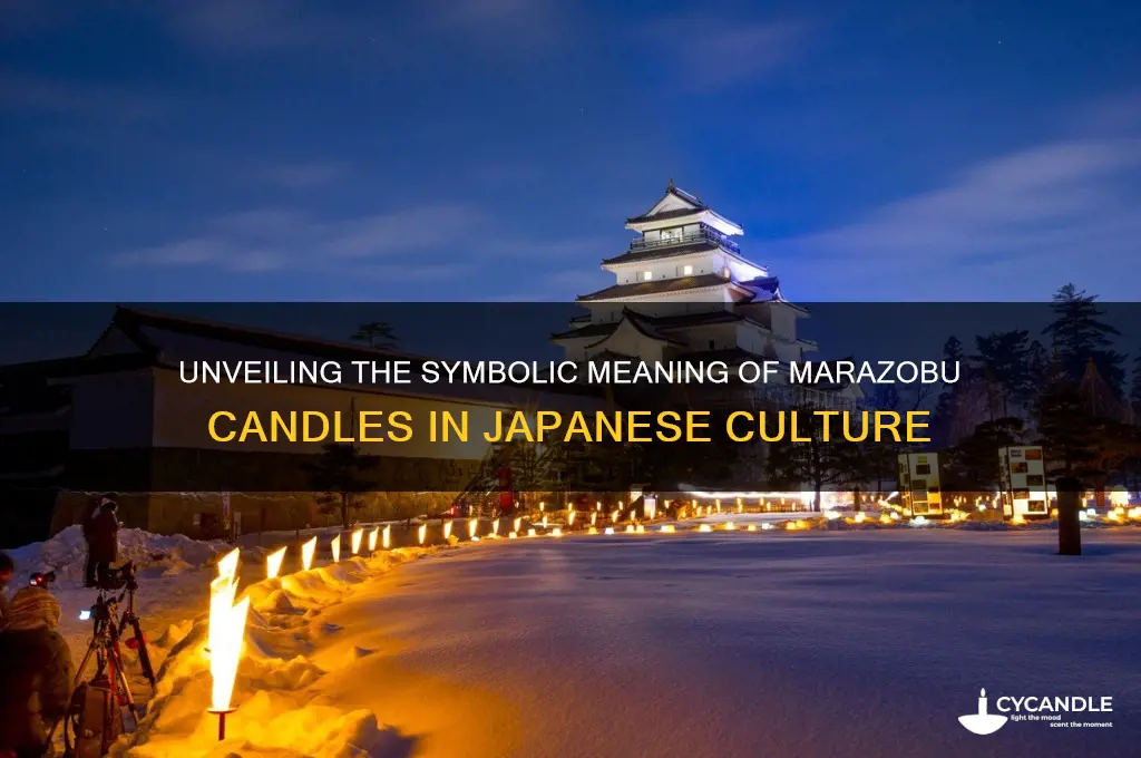 what do marazobu candles mean