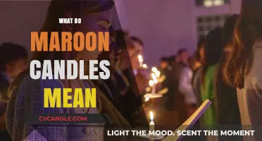 Unveiling the Mystical Significance of Maroon Candles in Spiritual Practices