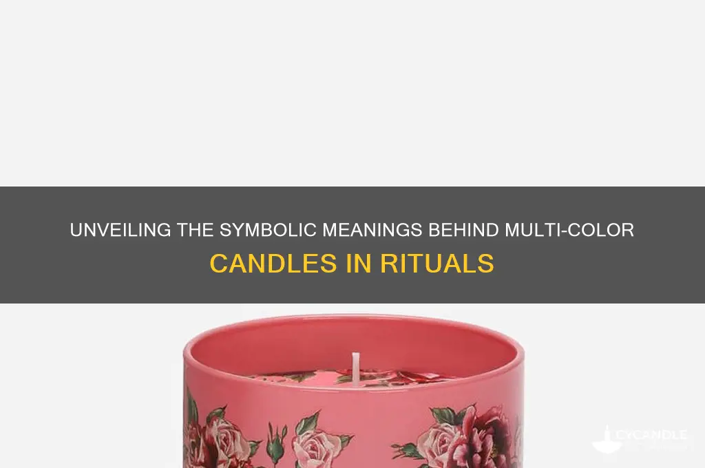 what do multi-color candles mean