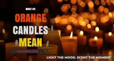 Unveiling the Warmth: What Orange Candles Symbolize and Their Meaning