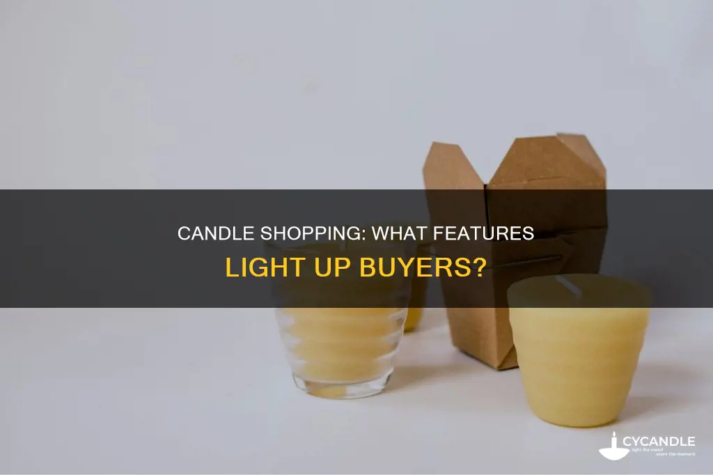 what do people look for in a candle