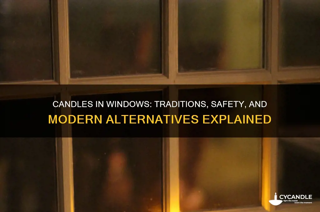 what do people use for candles in their windows