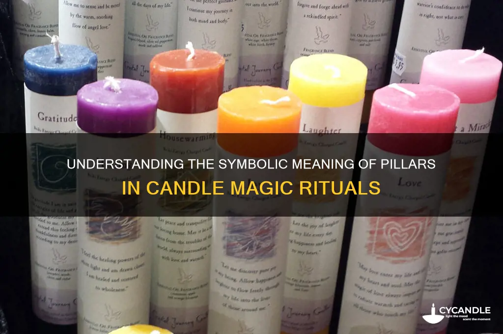 what do pillars in candle magic mean