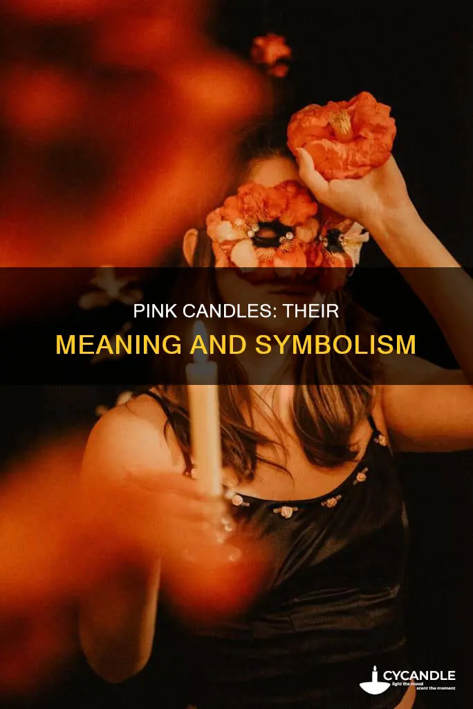 what do pink candles represent