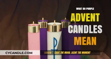 Understanding the Symbolic Meaning of Purple Advent Candles in Christianity