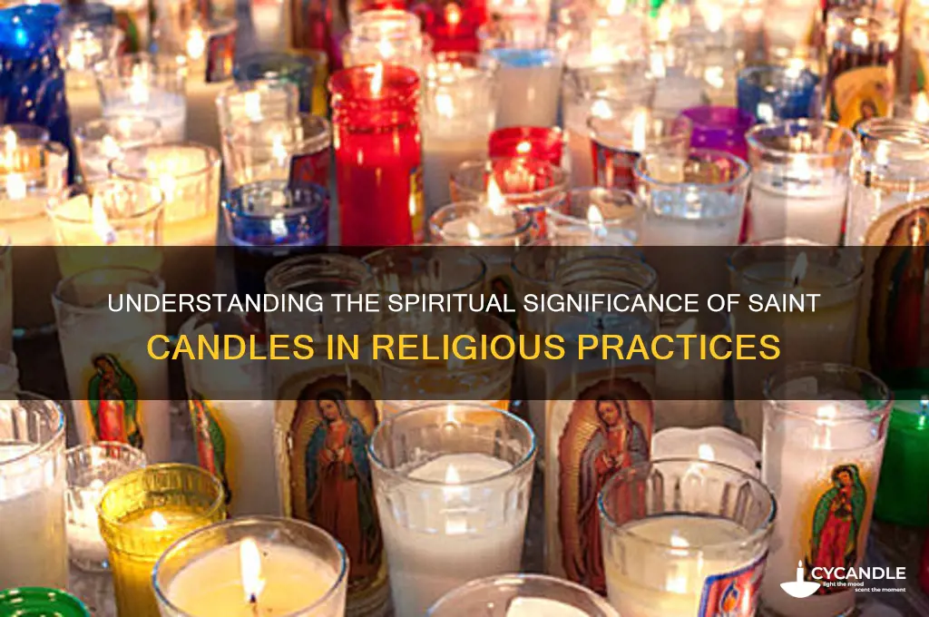 what do saint candles mean