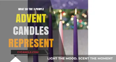 Purple Advent Candles: Unveiling the Symbolic Meaning of Three Flames