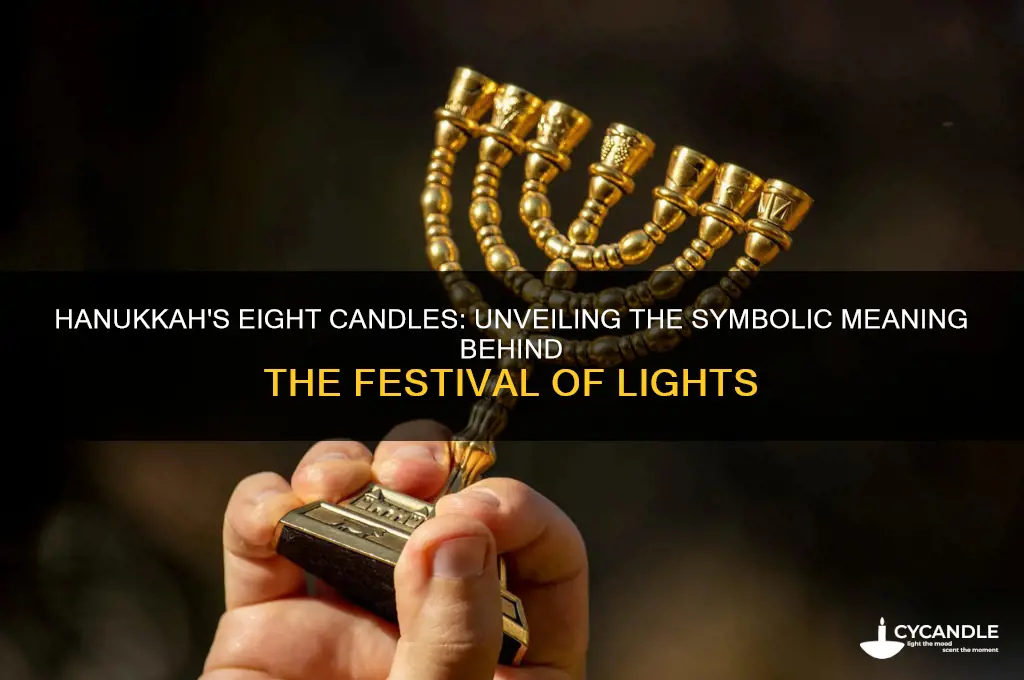 what do the 8 candles of hanukkah mean