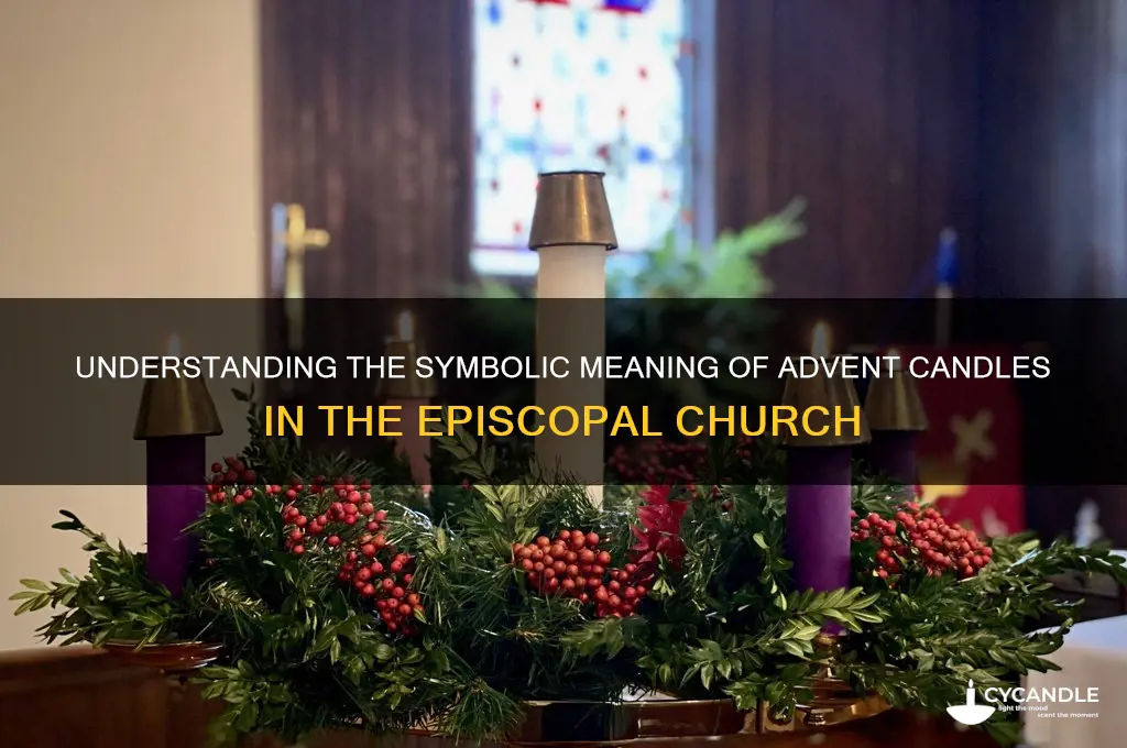what do the advent candles mean episcopal church