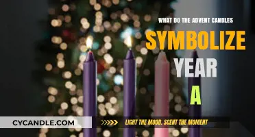 Advent Candles' Symbolic Meanings in Year A: A Spiritual Journey