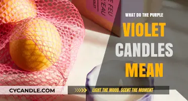 Unveiling the Mystical Significance of Purple Violet Candles in Rituals