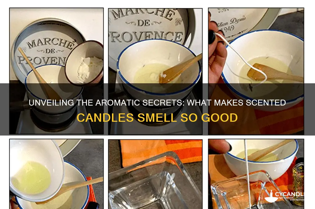 what do they add to candle to make them scented