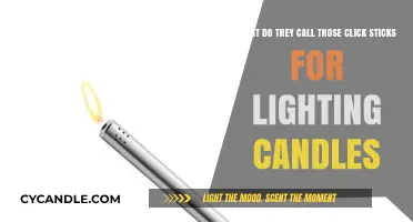 What Are Those Long Click Sticks for Lighting Candles Called?