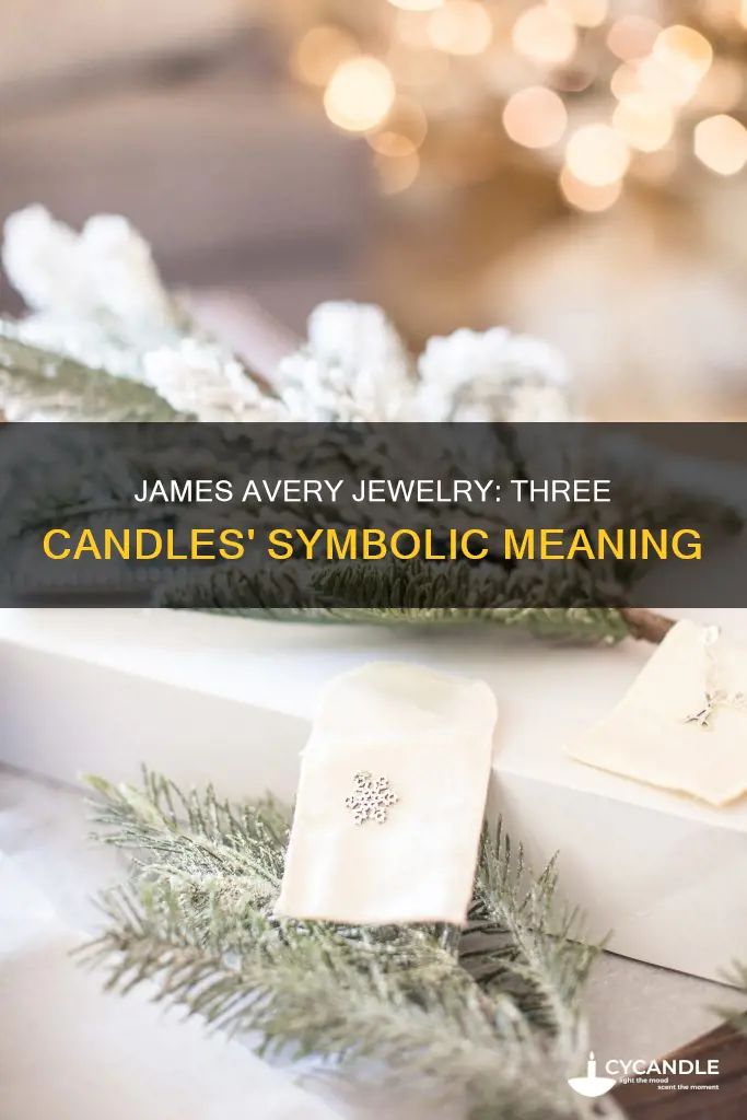 what do three candles stand for on james avery jewelry
