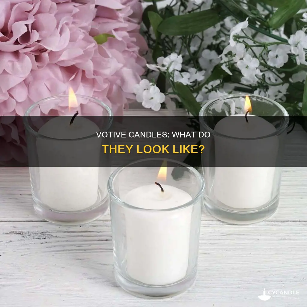 what do votive candles look like