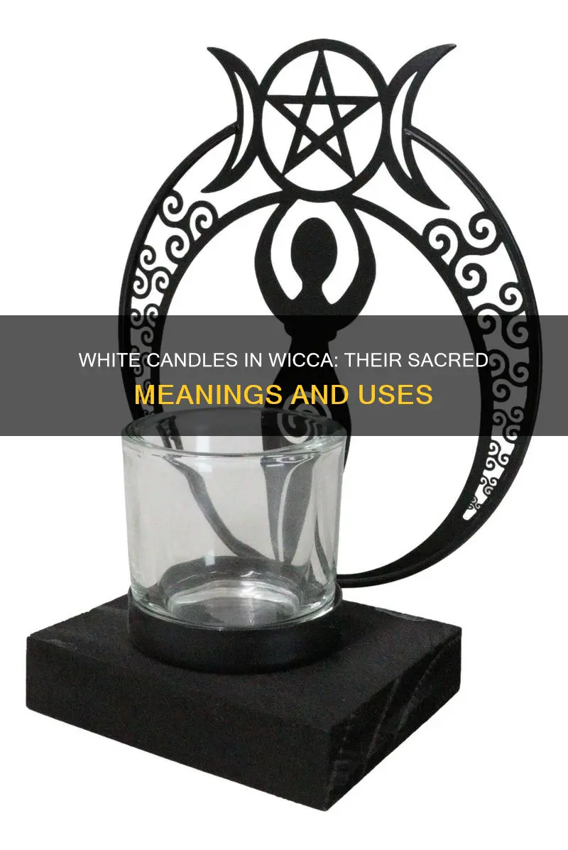 what do white candles represent in wicca