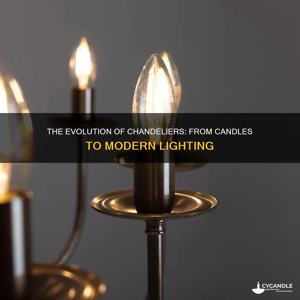 what do you call a chandelier with candles
