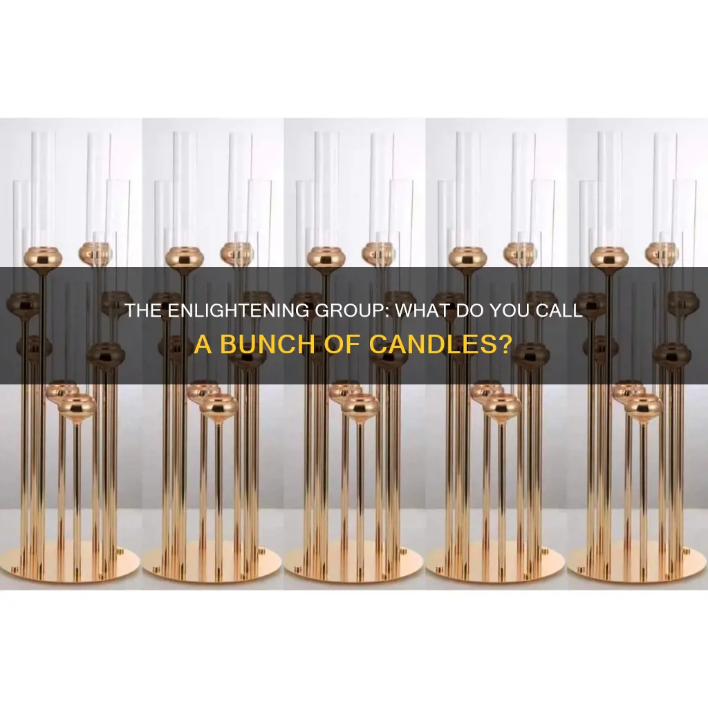 what do you call a group of candles