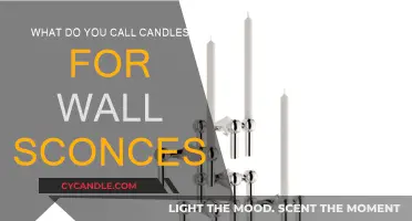 Wall Sconce Candles: What to Call Them?