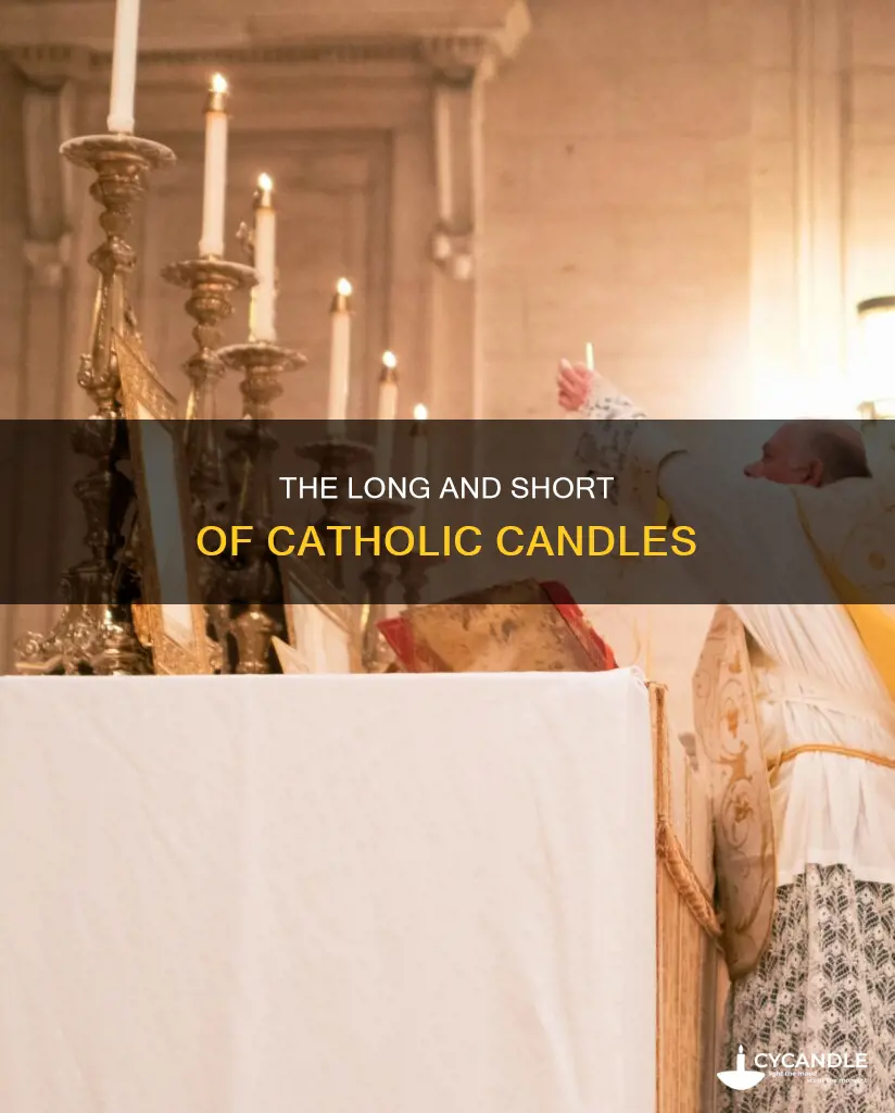 what do you call long catholic candles