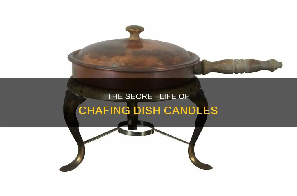 what do you call the candle beloe chafing dish