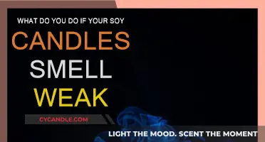 How to Strengthen a Faint Soy Candle Scent?