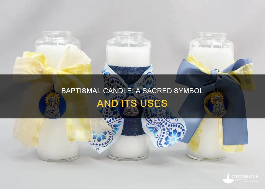 what do you do with a baptismal candle