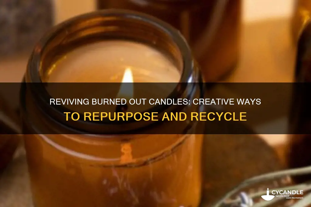what do you do with burned out candles