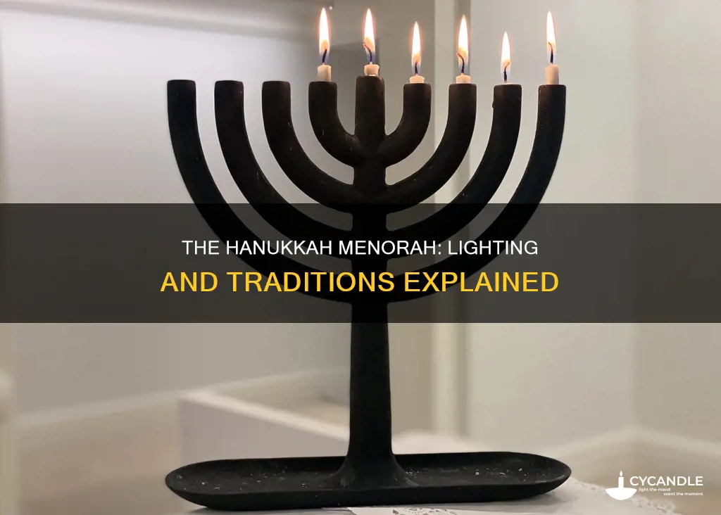what do you do with the candles of the menorah