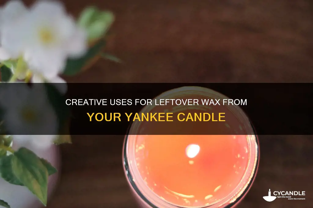what do you do with the leftover way yankee candle