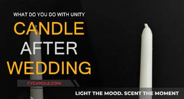 Unity Candles: Post-Wedding Display Ideas