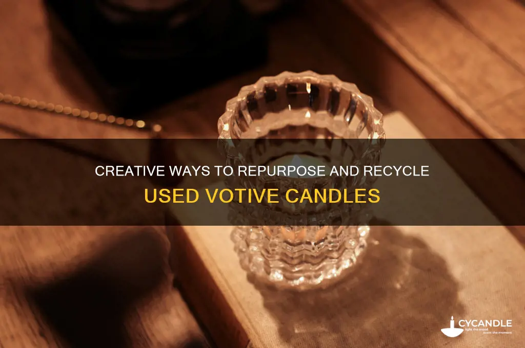 what do you do with used votive candles
