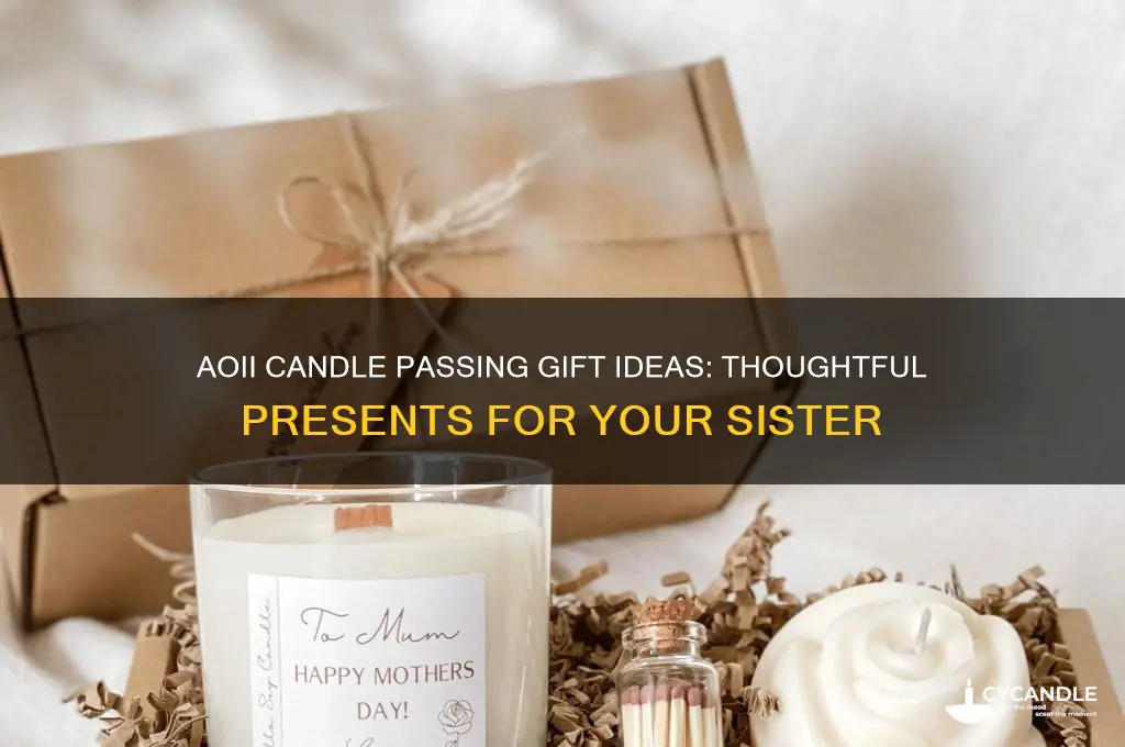 what do you get a candle passing for aoii