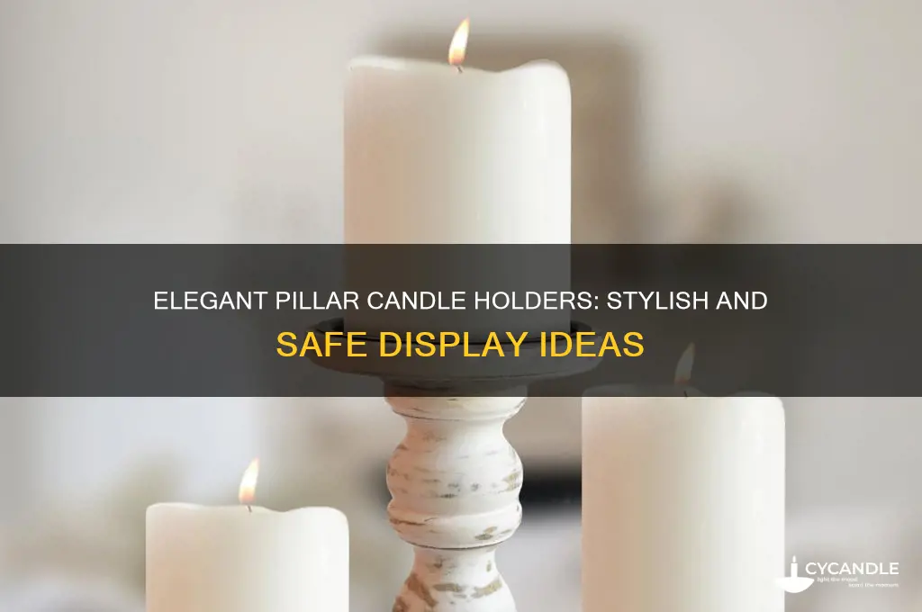 what do you put pillar candles on