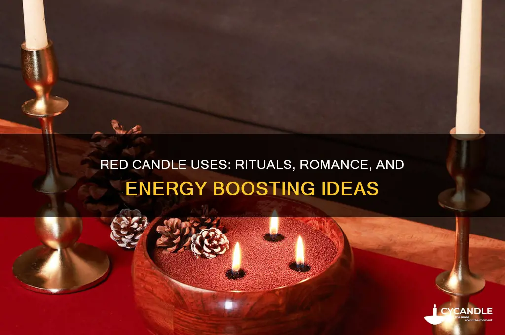 what do you use a red candle for