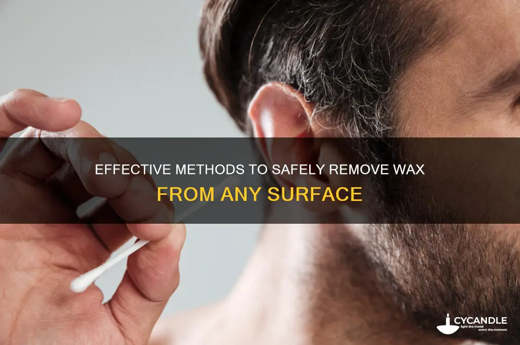what do you use to remove wax