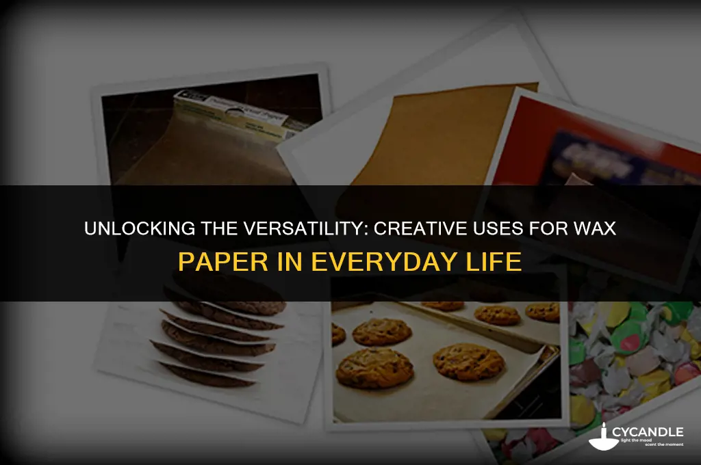 what do you use wax paper for