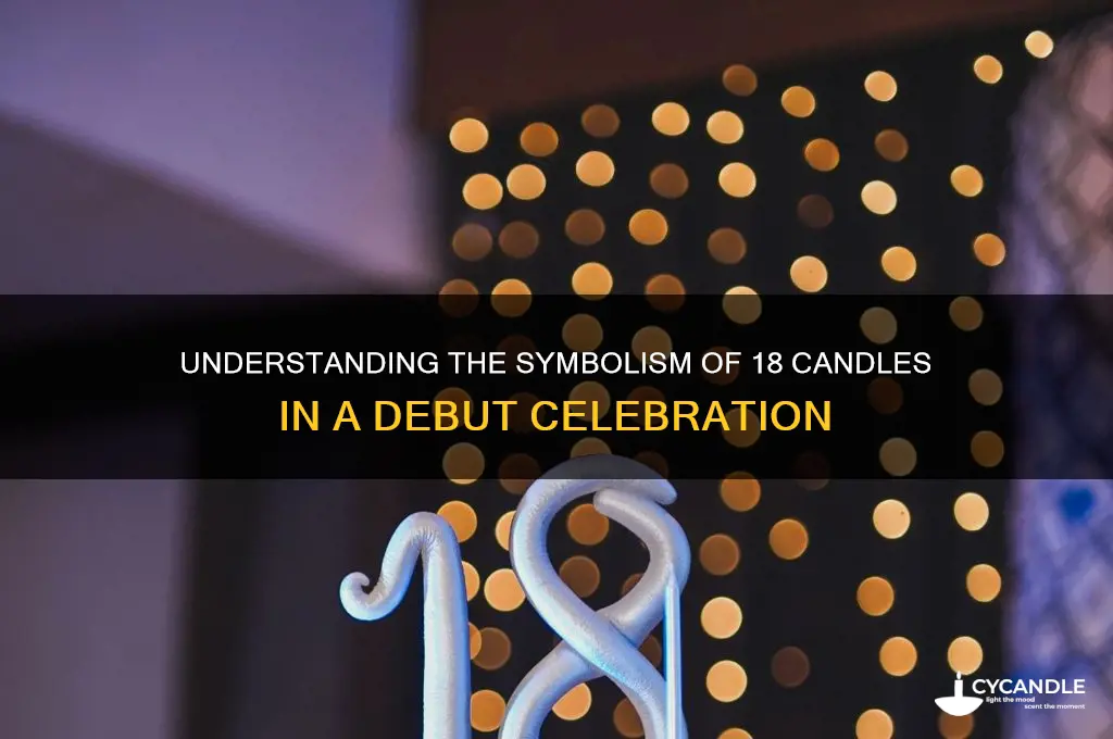 what does 18 candles mean in debut