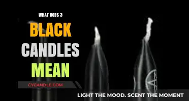 Unveiling the Mystery: Three Black Candles' Symbolic Meaning Explained