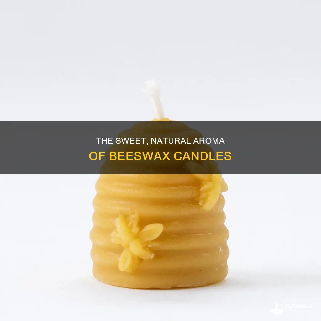 what does a beeswax candle smell like